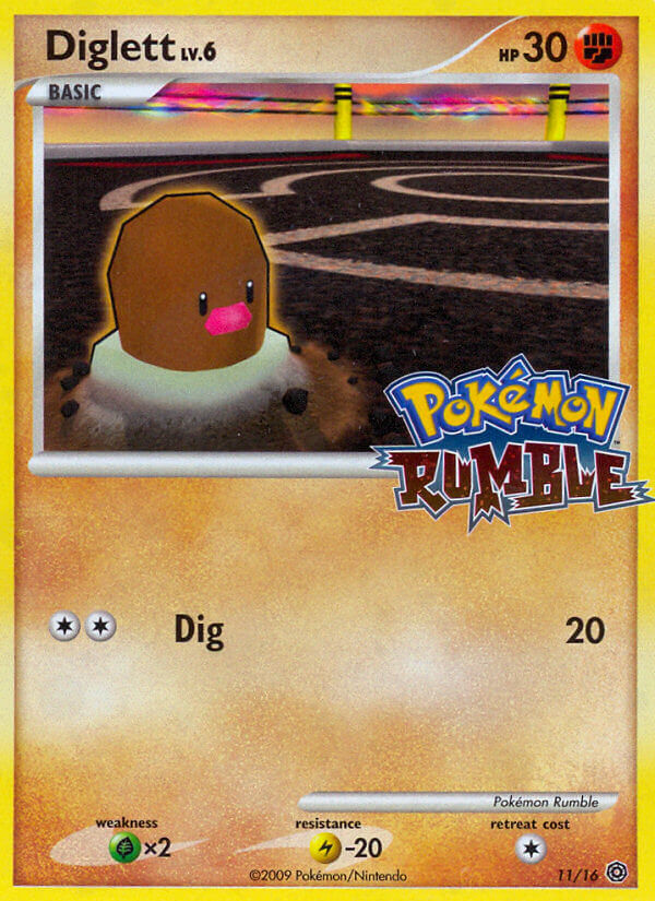 Diglett (11/16) [Pokémon Rumble] | Gam3 Escape