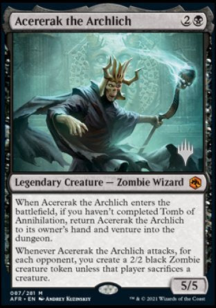 Acererak the Archlich (Promo Pack) [Dungeons & Dragons: Adventures in the Forgotten Realms Promos] | Gam3 Escape