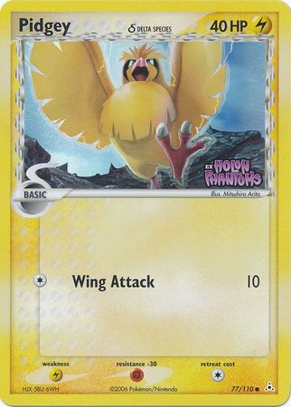 Pidgey (77/110) (Delta Species) (Stamped) [EX: Holon Phantoms] | Gam3 Escape