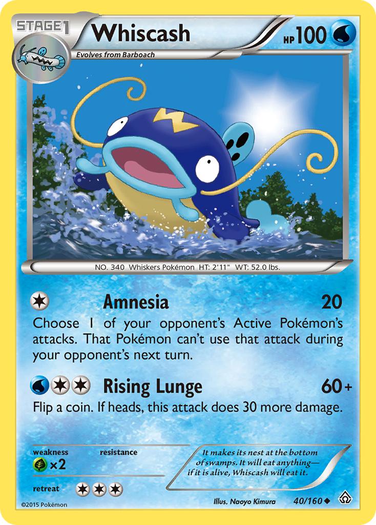 Whiscash (40/160) [XY: Primal Clash] | Gam3 Escape