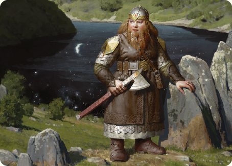 Mirrormere Guardian Art Card [The Lord of the Rings: Tales of Middle-earth Art Series] | Gam3 Escape