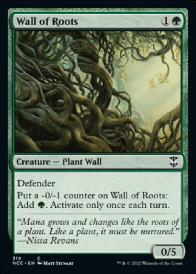 Wall of Roots [Streets of New Capenna Commander] | Gam3 Escape