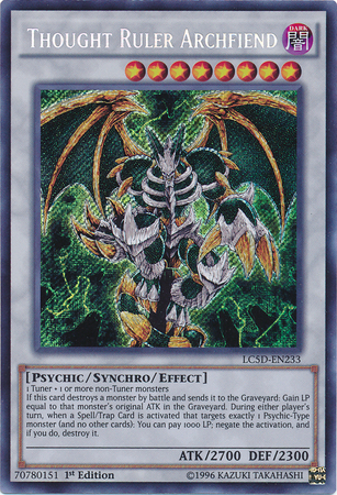 Thought Ruler Archfiend [LC5D-EN233] Secret Rare | Gam3 Escape