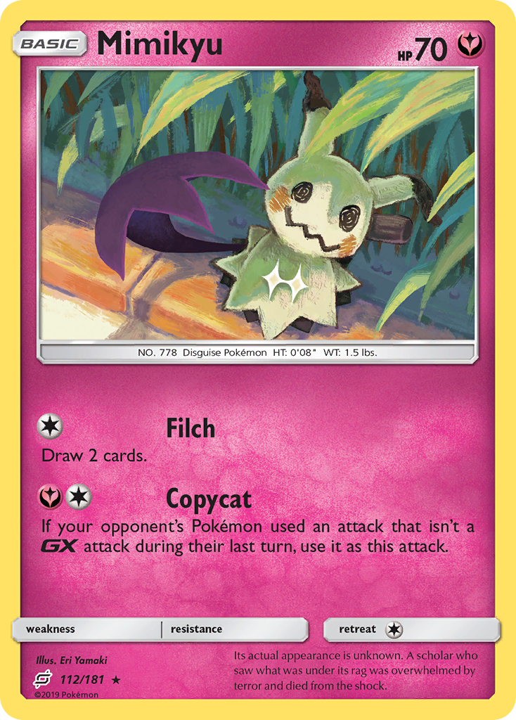 Mimikyu (112/181) [Sun & Moon: Team Up] | Gam3 Escape