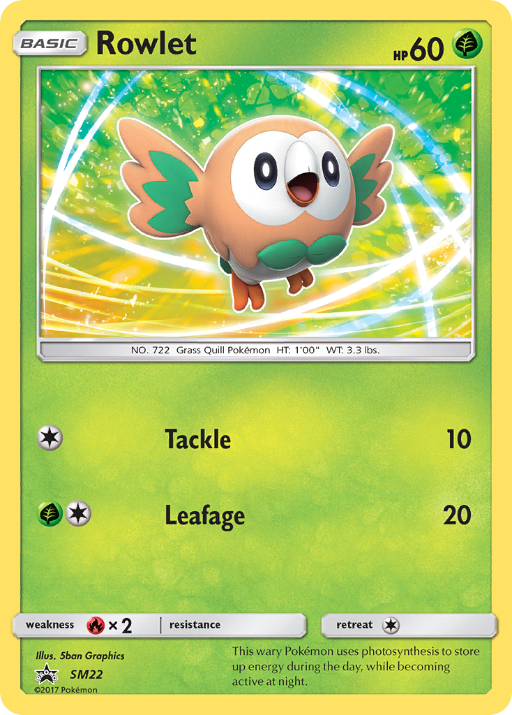 Rowlet (SM22) [Sun & Moon: Black Star Promos] | Gam3 Escape