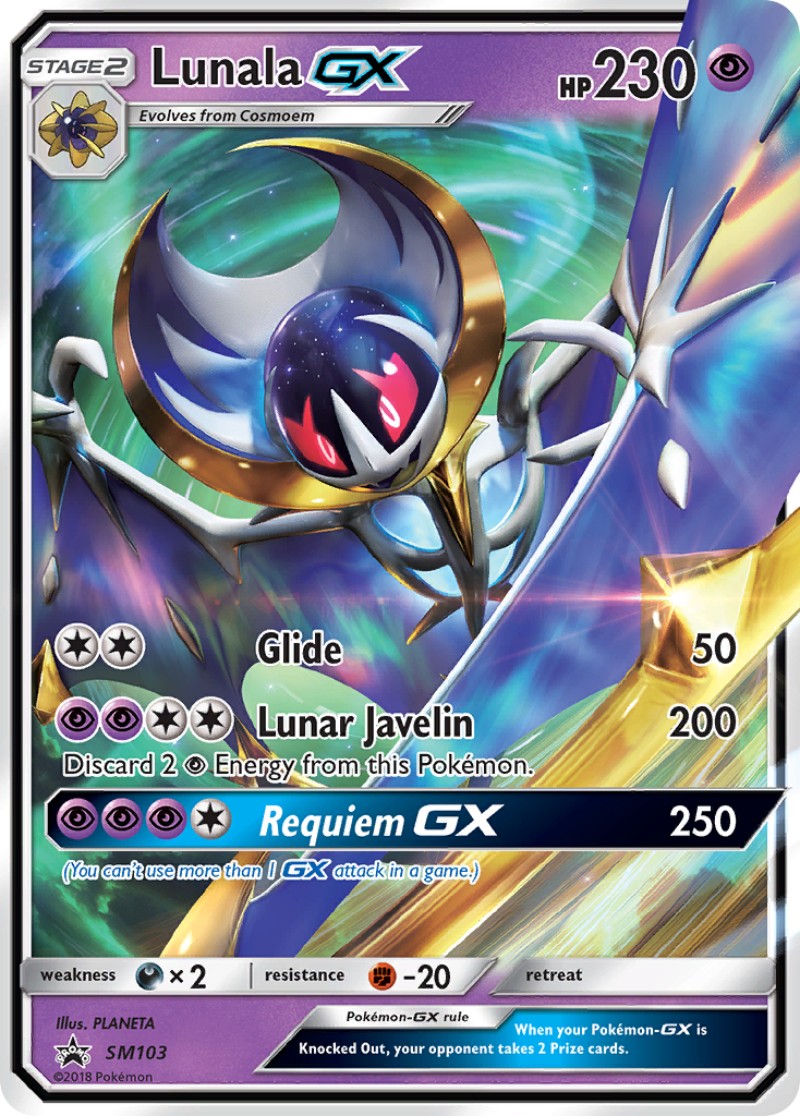 Lunala GX (SM103) [Sun & Moon: Black Star Promos] | Gam3 Escape