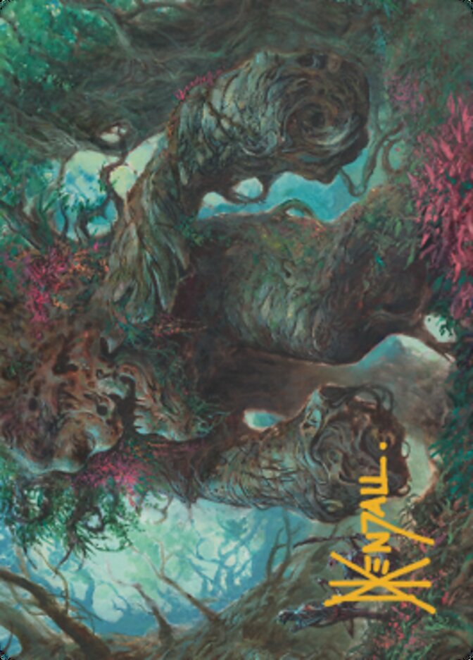 Magnigoth Sentry Art Card (Gold-Stamped Signature) [Dominaria United Art Series] | Gam3 Escape