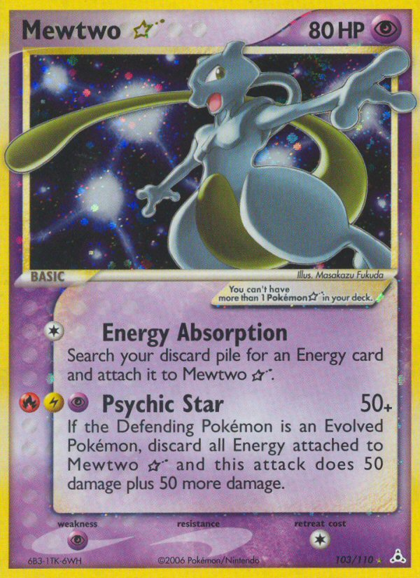 Mewtwo Star (103/110) [EX: Holon Phantoms] | Gam3 Escape