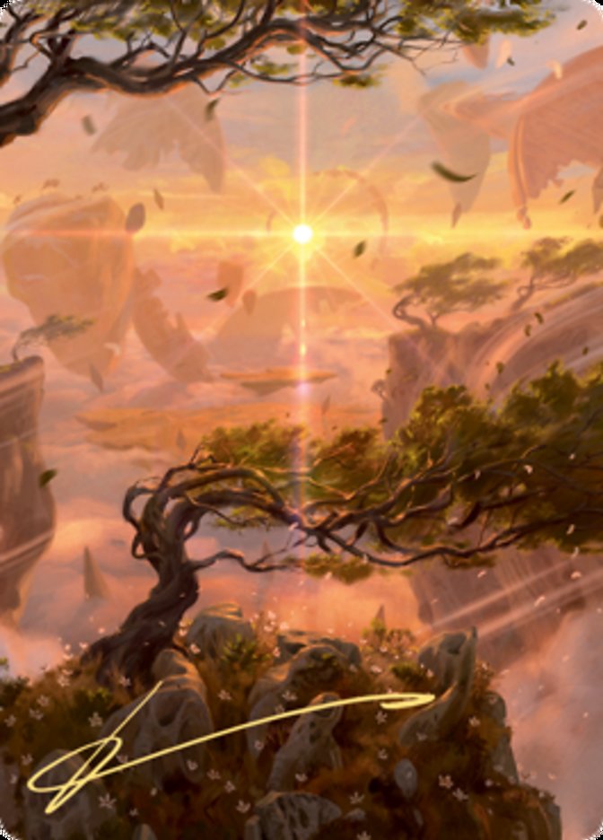 Windswept Heath Art Card (Gold-Stamped Signature) [Zendikar Rising Art Series] | Gam3 Escape