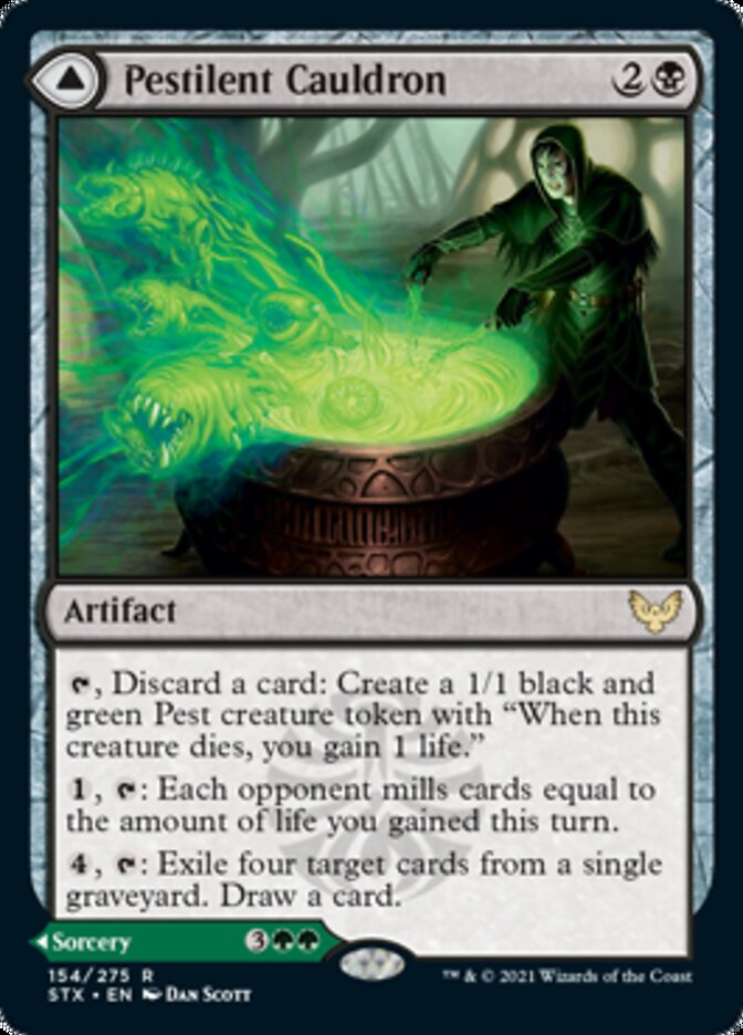 Pestilent Cauldron // Restorative Burst [Strixhaven: School of Mages] | Gam3 Escape