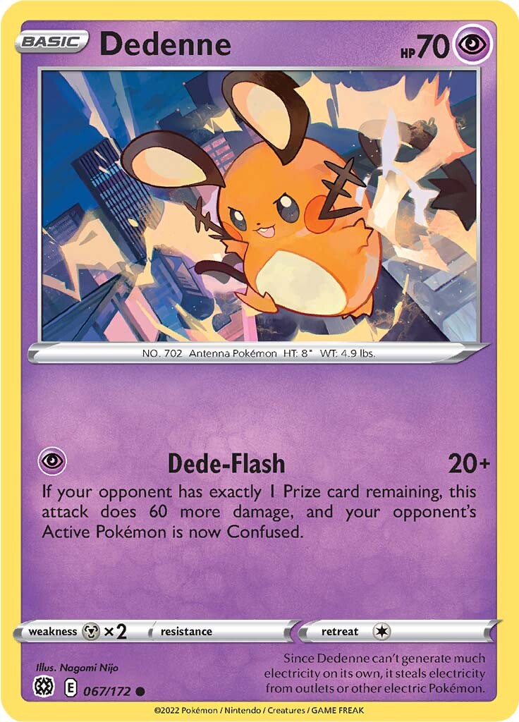 Dedenne (067/172) [Sword & Shield: Brilliant Stars] | Gam3 Escape