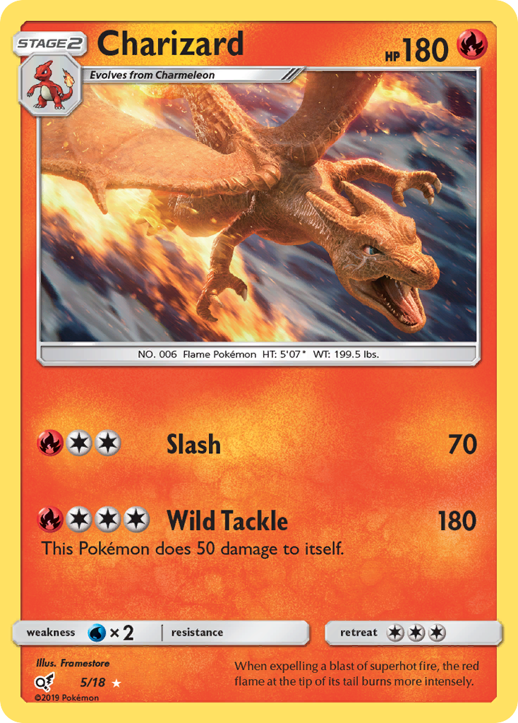 Charizard (5/18) [Sun & Moon: Detective Pikachu] | Gam3 Escape