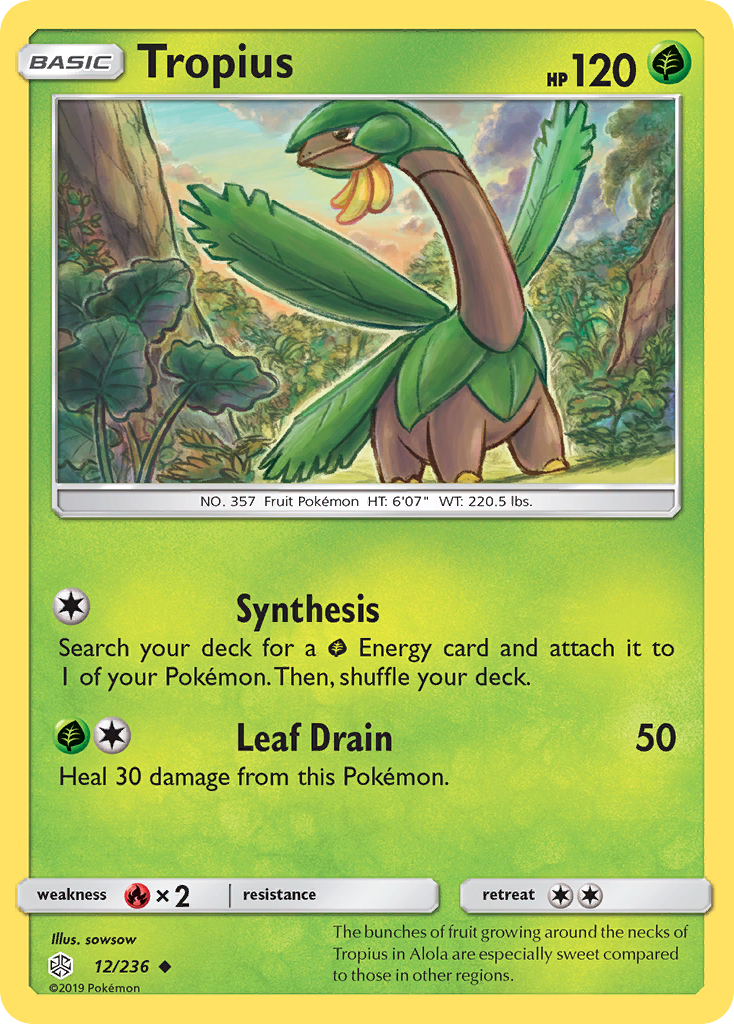 Tropius (12/236) [Sun & Moon: Cosmic Eclipse] | Gam3 Escape