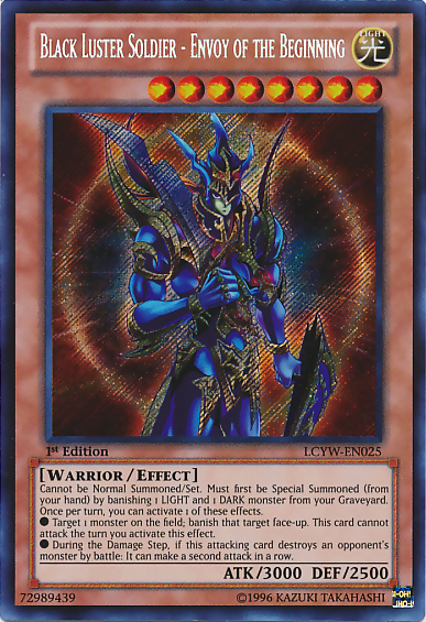 Black Luster Soldier - Envoy of the Beginning [LCYW-EN025] Secret Rare | Gam3 Escape