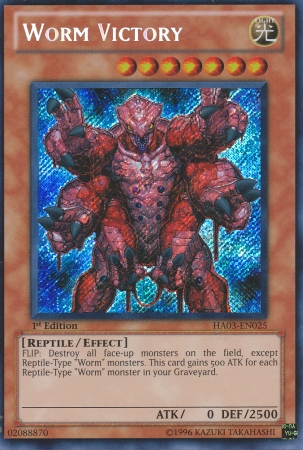 Worm Victory [HA03-EN025] Secret Rare | Gam3 Escape