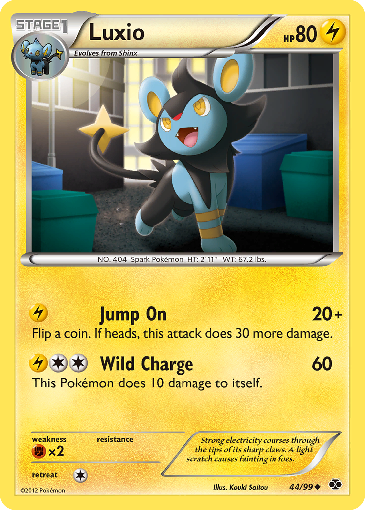 Luxio (44/99) [Black & White: Next Destinies] | Gam3 Escape