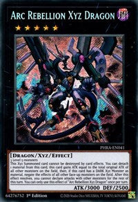 Arc Rebellion Xyz Dragon [PHRA-EN041] Secret Rare | Gam3 Escape