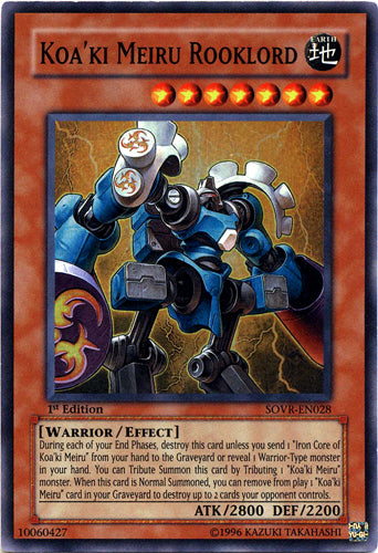 Koa'ki Meiru Rooklord [SOVR-EN028] Super Rare | Gam3 Escape