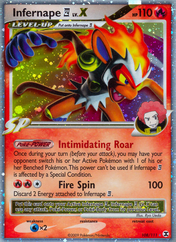 Infernape LV.X (108/111) [Platinum: Rising Rivals] | Gam3 Escape