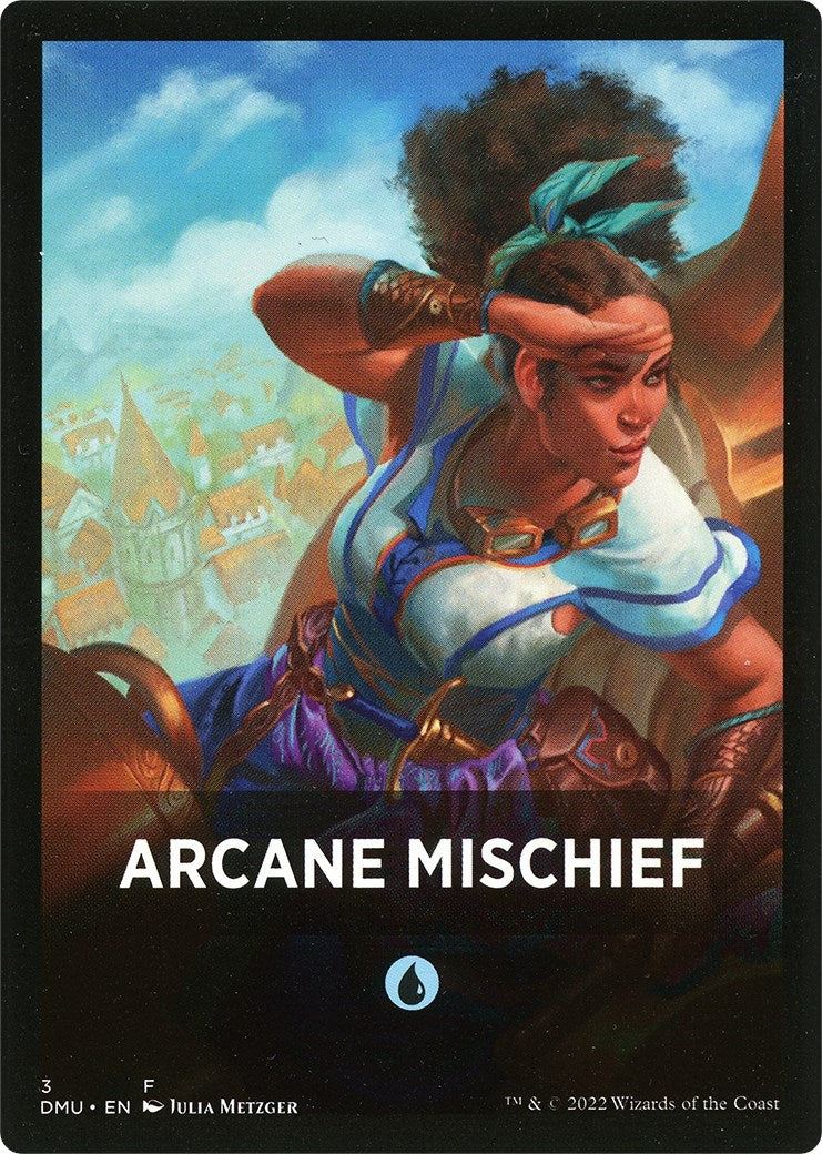 Arcane Mischief Theme Card [Dominaria United Tokens] | Gam3 Escape