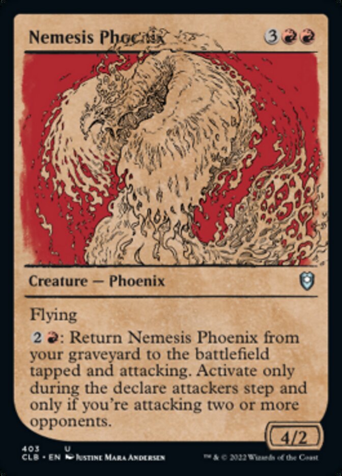 Nemesis Phoenix (Showcase) [Commander Legends: Battle for Baldur's Gate] | Gam3 Escape