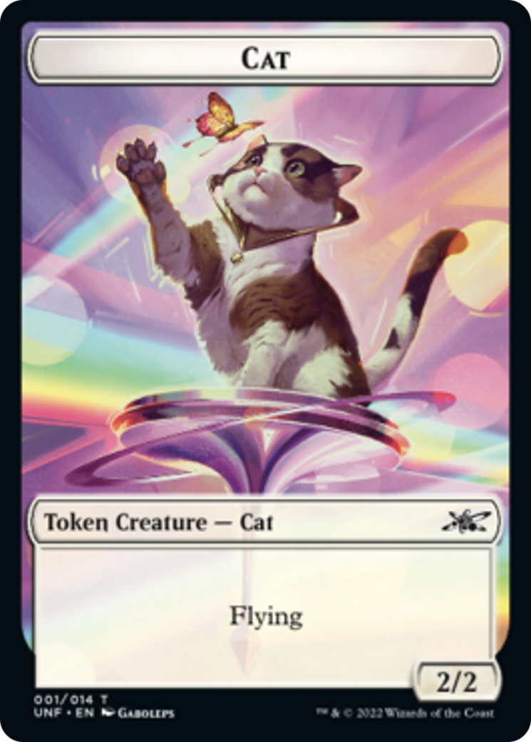 Cat // Food (10) Double-sided Token [Unfinity Tokens] | Gam3 Escape