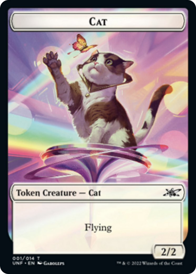 Cat // Treasure (12) Double-sided Token [Unfinity Tokens] | Gam3 Escape