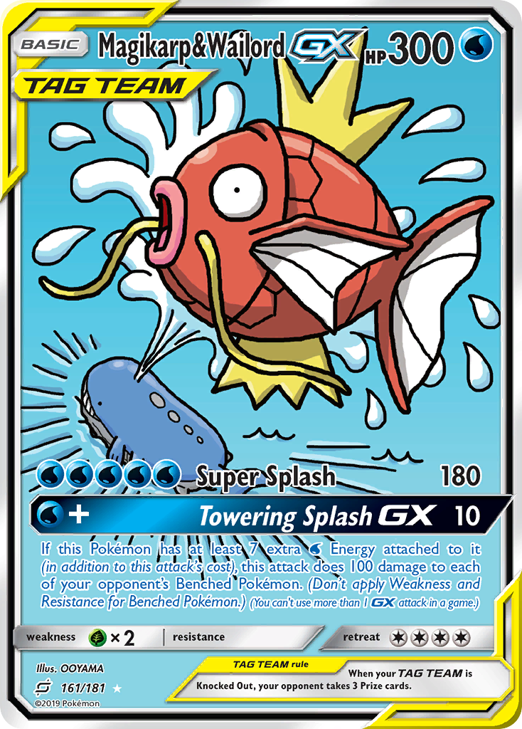 Magikarp & Wailord GX (161/181) [Sun & Moon: Team Up] | Gam3 Escape