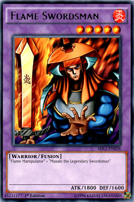 Flame Swordsman [MIL1-EN038] Rare | Gam3 Escape