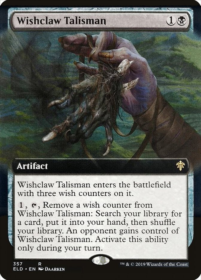 Wishclaw Talisman (Extended Art) [Throne of Eldraine] | Gam3 Escape