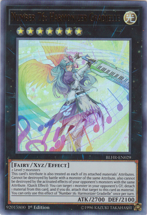 Number 76: Harmonizer Gradielle [BLHR-EN029] Ultra Rare | Gam3 Escape