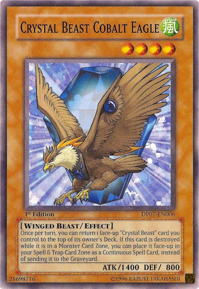 Crystal Beast Cobalt Eagle [DP07-EN006] Common | Gam3 Escape