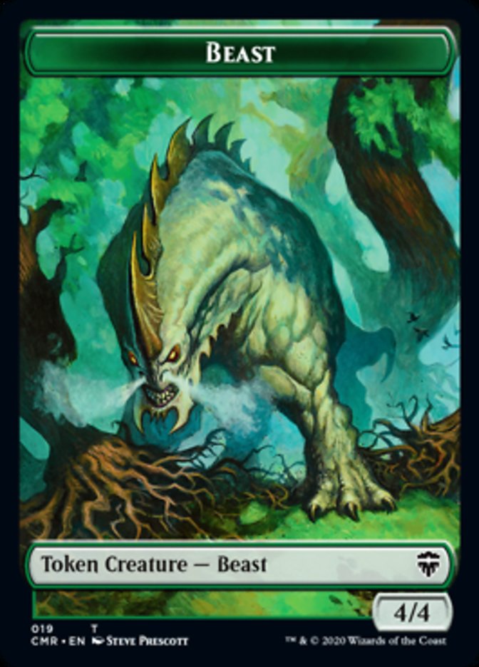Beast (19) // Elephant Token [Commander Legends Tokens] | Gam3 Escape
