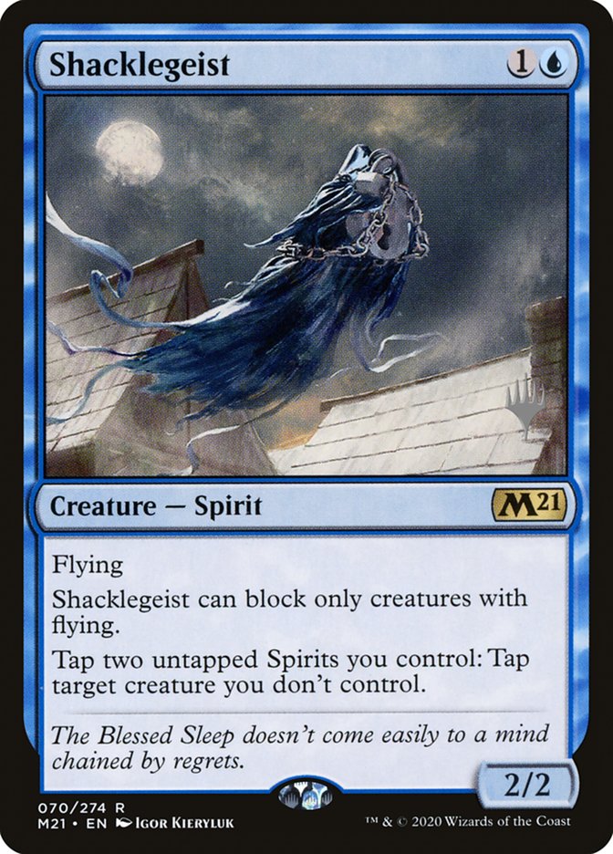 Shacklegeist (Promo Pack) [Core Set 2021 Promos] | Gam3 Escape