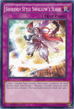 Shiranui Style Swallow's Slash [MP16-EN228] Common | Gam3 Escape