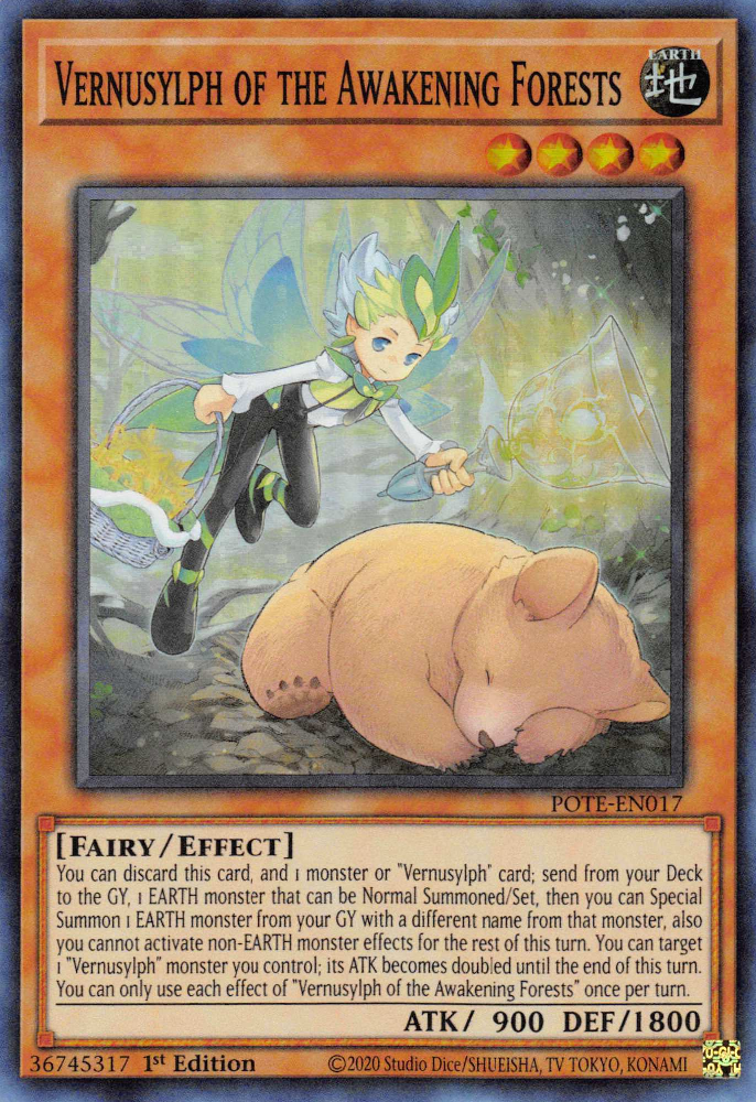 Vernusylph of the Awakening Forests [POTE-EN017] Super Rare | Gam3 Escape