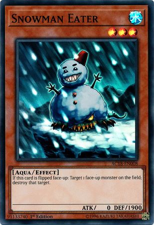 Snowman Eater [AC18-EN008] Super Rare | Gam3 Escape