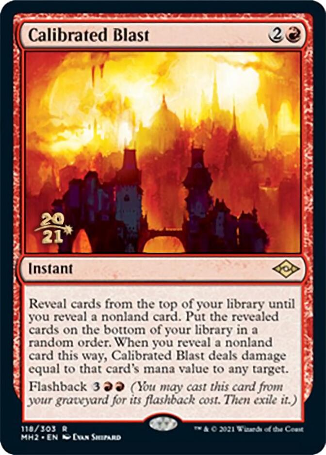 Calibrated Blast [Modern Horizons 2 Prerelease Promos] | Gam3 Escape