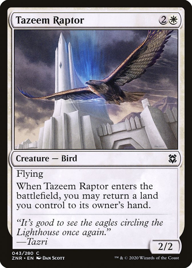 Tazeem Raptor [Zendikar Rising] | Gam3 Escape