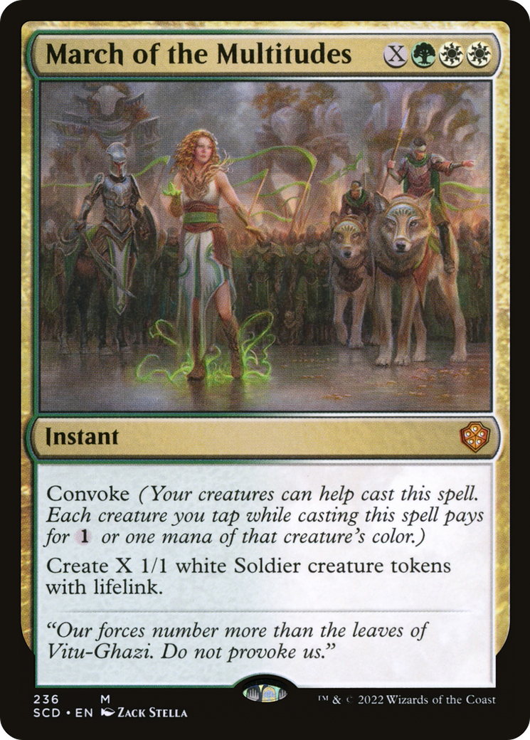 March of the Multitudes [Starter Commander Decks] | Gam3 Escape
