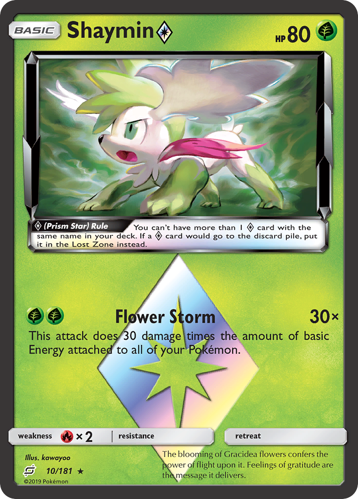 Shaymin (10/181) (Prism Star) [Sun & Moon: Team Up] | Gam3 Escape