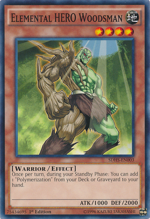 Elemental HERO Woodsman [SDHS-EN003] Common | Gam3 Escape