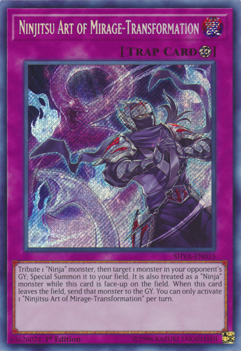 Ninjitsu Art of Mirage-Transformation [SHVA-EN015] Secret Rare | Gam3 Escape