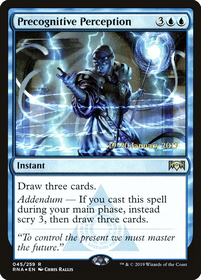 Precognitive Perception [Ravnica Allegiance Prerelease Promos] | Gam3 Escape