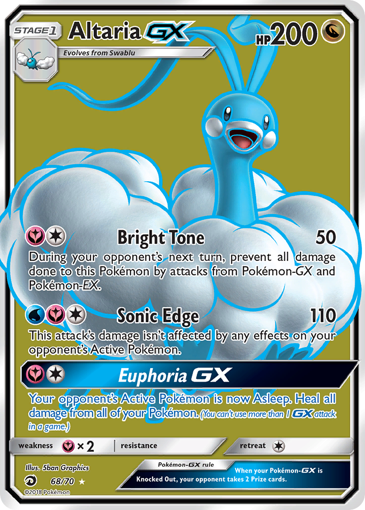 Altaria GX (68/70) [Sun & Moon: Dragon Majesty] | Gam3 Escape