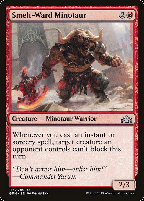 Smelt-Ward Minotaur [Guilds of Ravnica] | Gam3 Escape