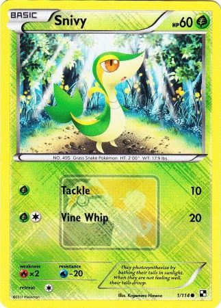 Snivy (1/114) (League Promo) [Black & White: Base Set] | Gam3 Escape