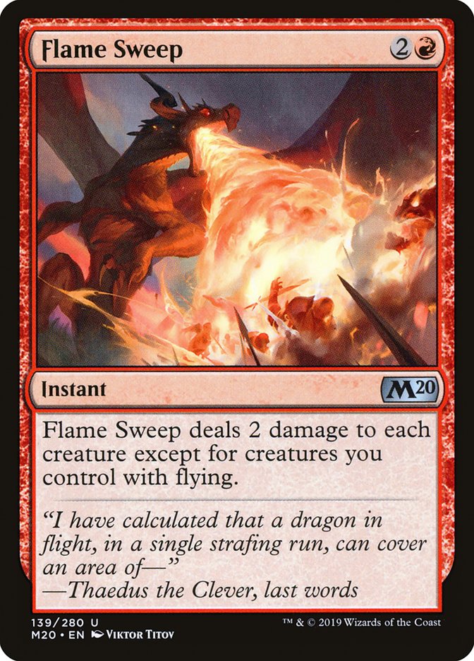 Flame Sweep [Core Set 2020] | Gam3 Escape