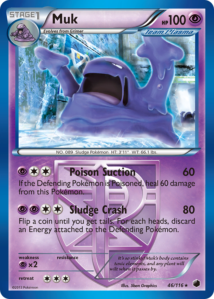 Muk (46/116) [Black & White: Plasma Freeze] | Gam3 Escape