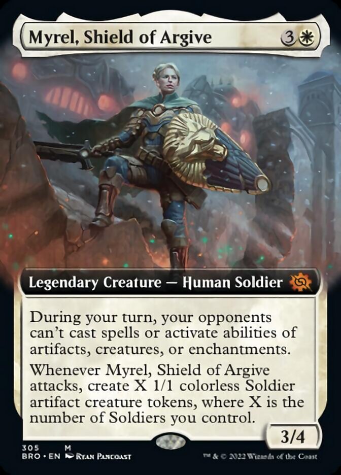 Myrel, Shield of Argive (Extended Art) [The Brothers' War] | Gam3 Escape